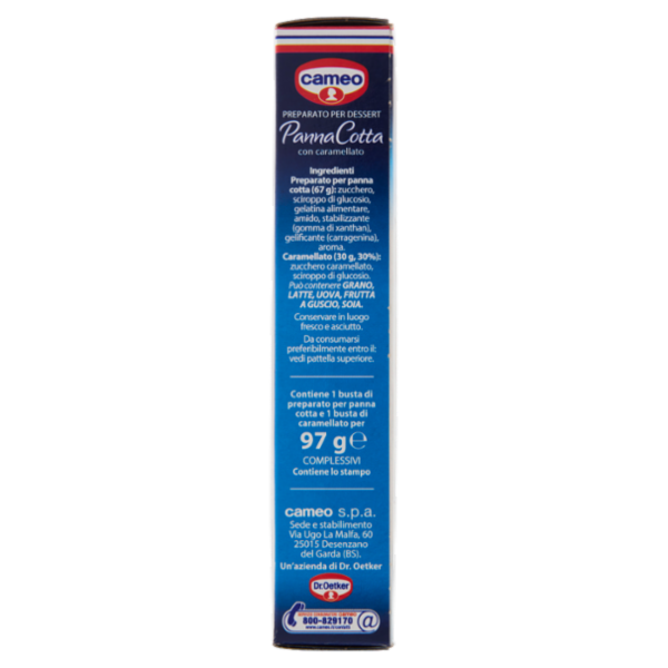 cameo Preparato per Panna Cotta con caramellato 97 g