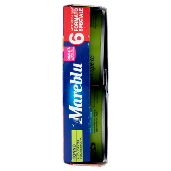 Mareblu Tonno all'Olio Extra Vergine di Oliva 6 x 60 g