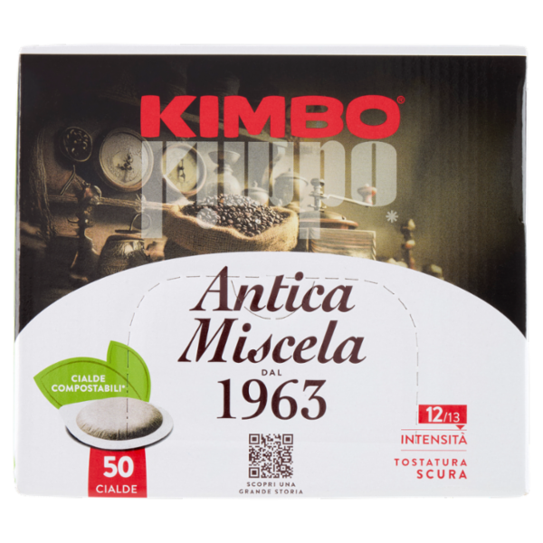 Kimbo Antica Miscela dal 1963 Cialde Compostabili* 50 x 7,3 g