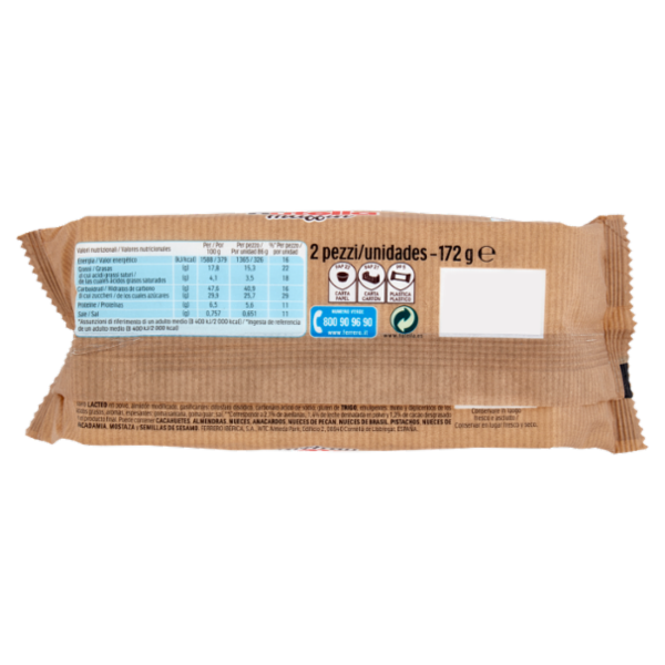 nutella muffin 2 x 86 g