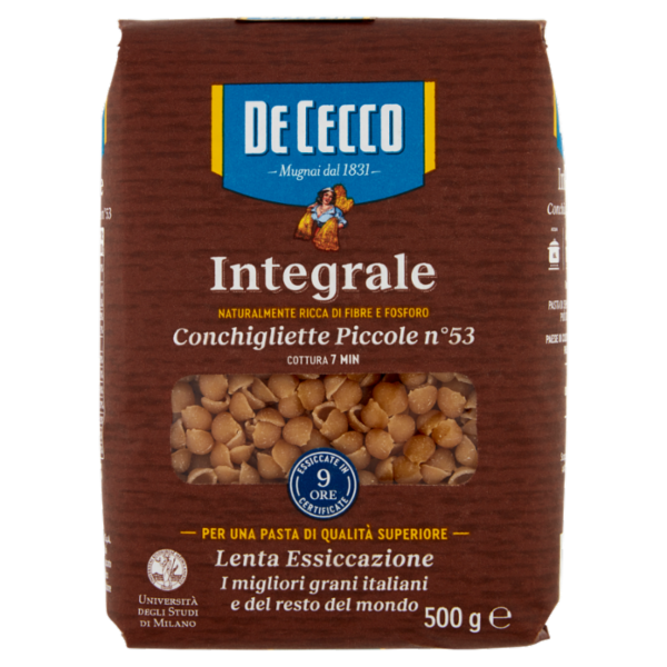 De Cecco Integrale Conchigliette Piccole n° 53 500 g