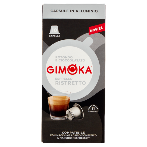 Gimoka Espresso Ristretto Compatibile Nespresso* 10 Capsule 55 g
