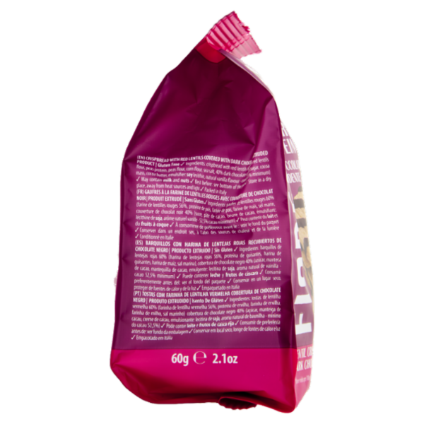 Fiorentini i Croccanti Quadrotti Super Protein con Cioccolato Fondente 60 g