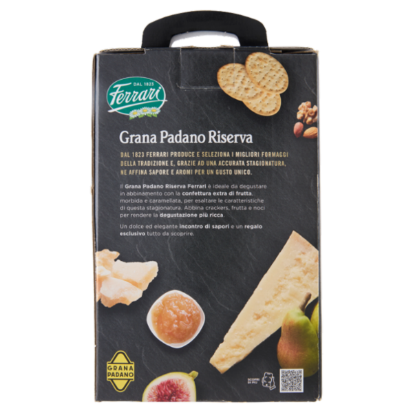 Ferrari Grana Padano DOP Riserva Oltre 20 Mesi 250g con Confettura Extra di Fichi bio