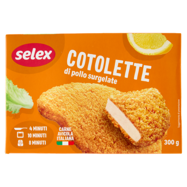 Selex Cotolette di Pollo Surgelate 300 g