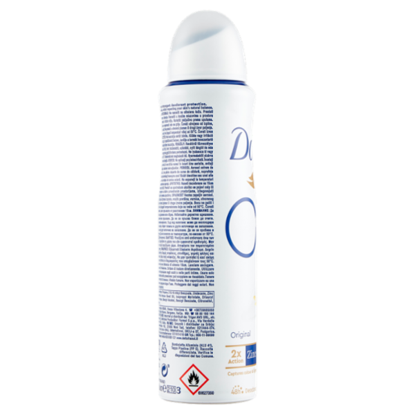 Dove 0% Aluminium Salts Original Deodorant 150 ml