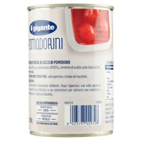 IL GIGANTE Pomodorini 400 g