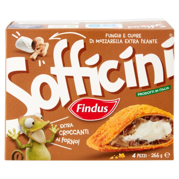 Sofficini Findus 4 Sofficini Funghi Più Mozzarella 266 g