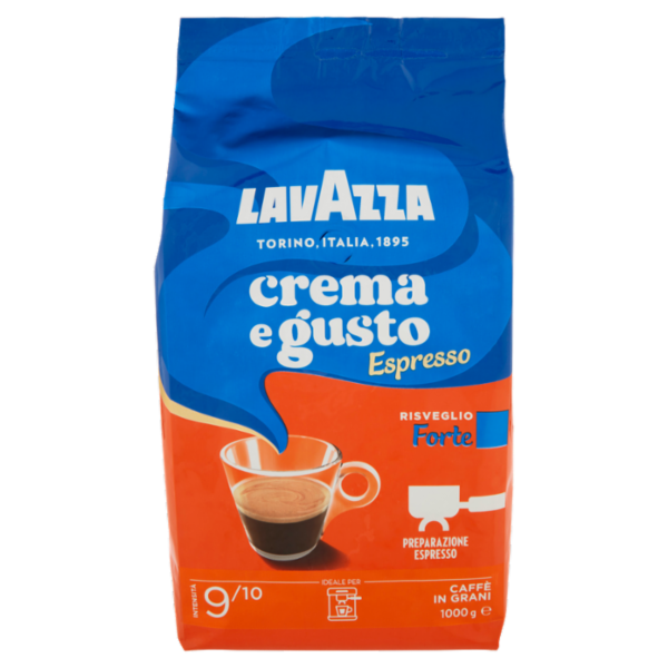 Lavazza Crema e Gusto Espresso Forte Caffè in Grani 1000 g