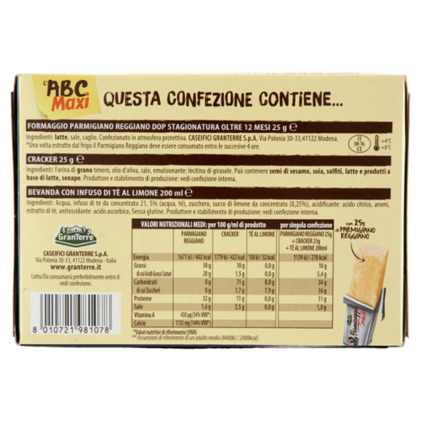 Parmareggio l'ABC Maxi con Parmigiano Reggiano