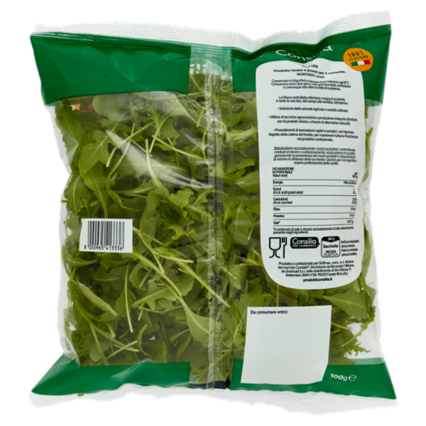 Consilia Rucola Lavata e Pronta da Condire 100 g