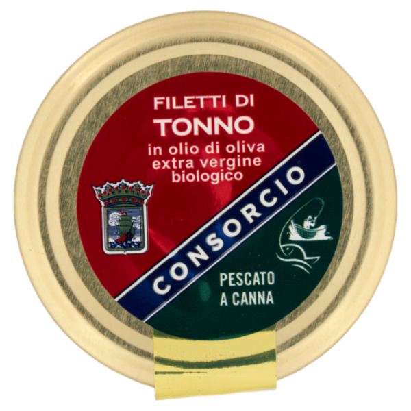 Consorcio Filetti di Tonno in olio di oliva extra vergine biologico 150 g