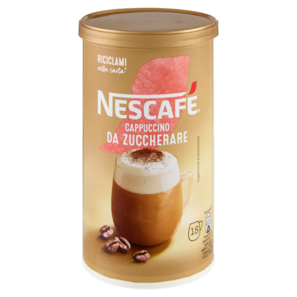 NESCAFÉ Cappuccino Solubile da Zuccherare Barattolo 225g