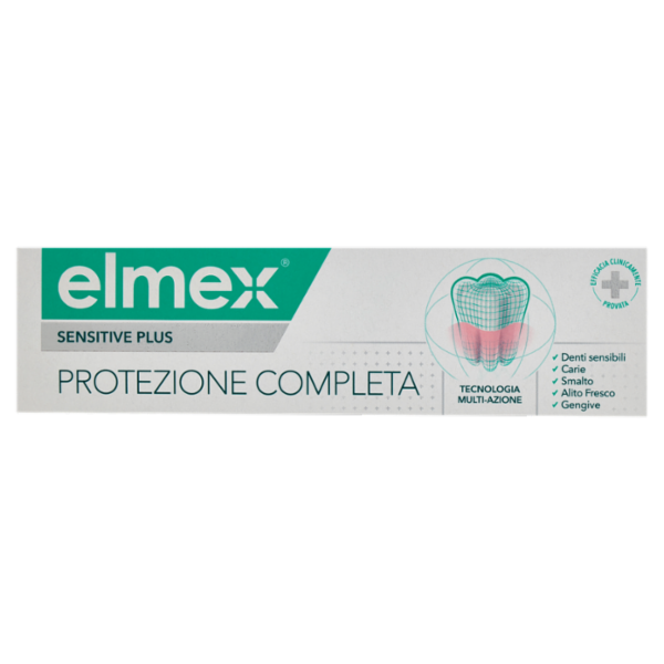 elmex dentifricio Sensitive Plus protezione completa denti sensibili 75 ml