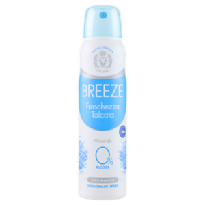 Breeze Freschezza Talcata Minerals 0% Alcool Deodorante Spray 150 ML