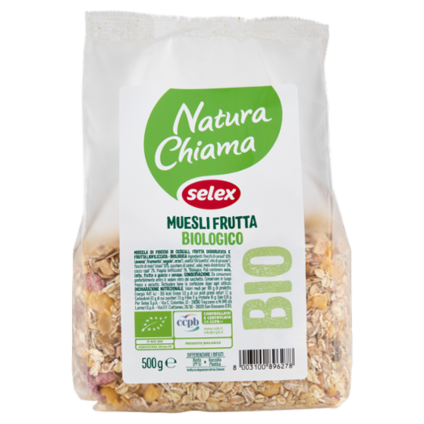 Selex Natura Chiama Muesli con Frutta Biologico 500 g