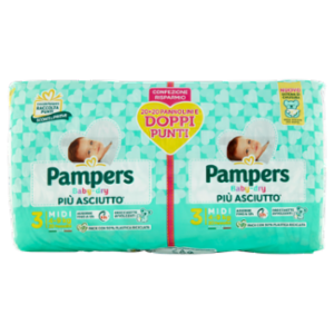 Pampers Baby-dry Midi 20+20 Pz
