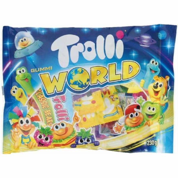 CARAMELLE TROLLI GUMMI WORLD CASA DEL DOCLE GR.230