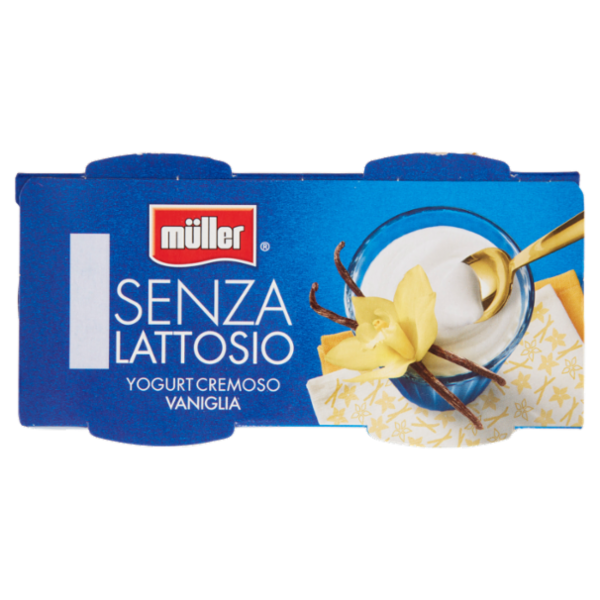 müller Senza Lattosio Yogurt Cremoso Vaniglia 2 x 125 g