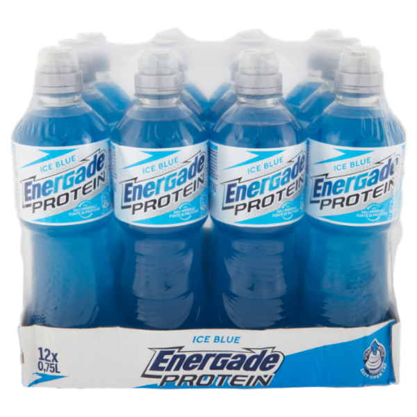 Energade Protein Ice Blue P&P 12 x 0,75 L