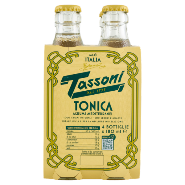 Tassoni Tonica Agrumi Mediterranei 4 x 180 ml
