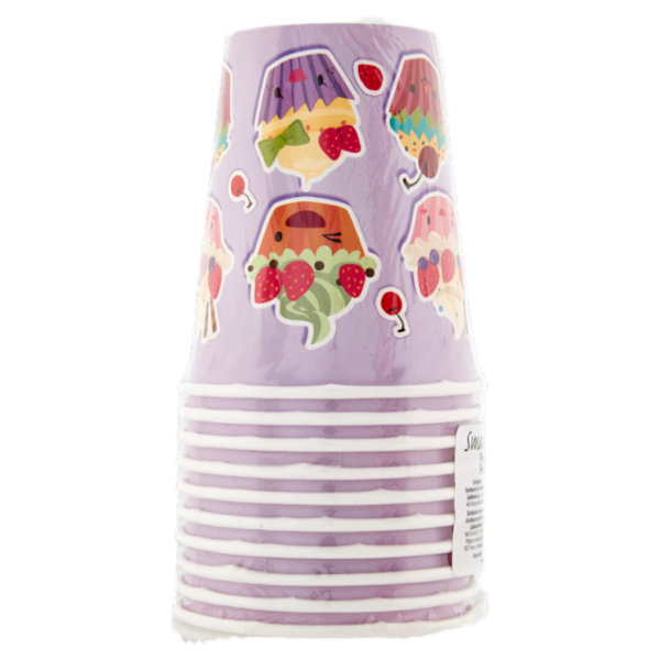 Smart PerLa Festa Bicchieri in cartoncino 25 cl 10 pz