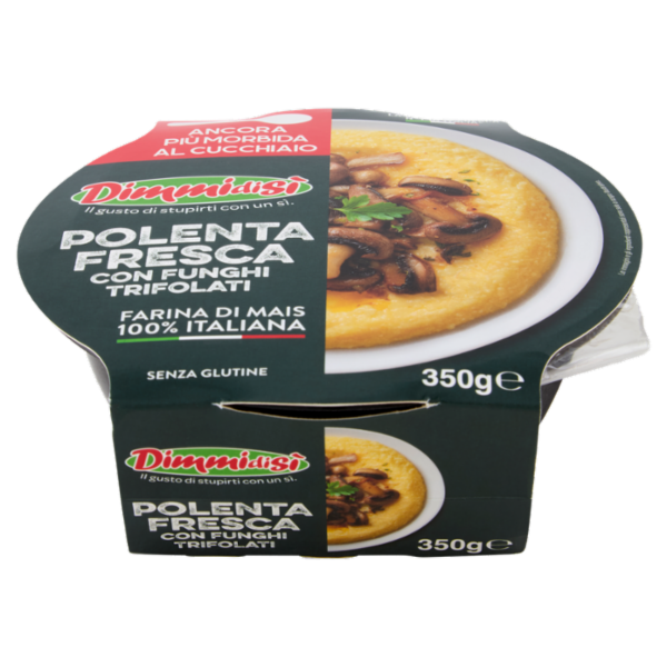 DimmidiSì Polenta Fresca con Funghi Trifolati 350 g