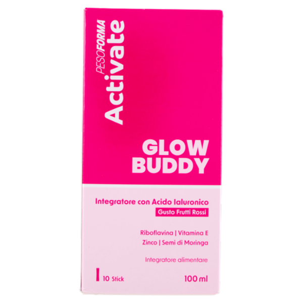Pesoforma Activate Glow Buddy Integratore con Acido Ialuronico - 10 stick - 100 ml