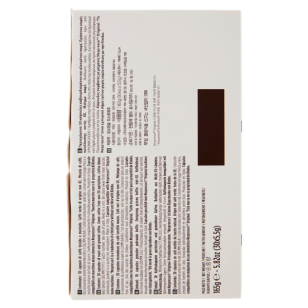 Kimbo Espresso Barista Ristretto Capsule Compatibili con Macchine Nespresso* Original 30 x 5,5 g