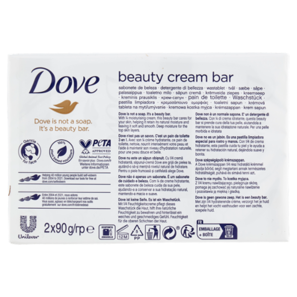 Dove beauty cream bar 2 x 90 g