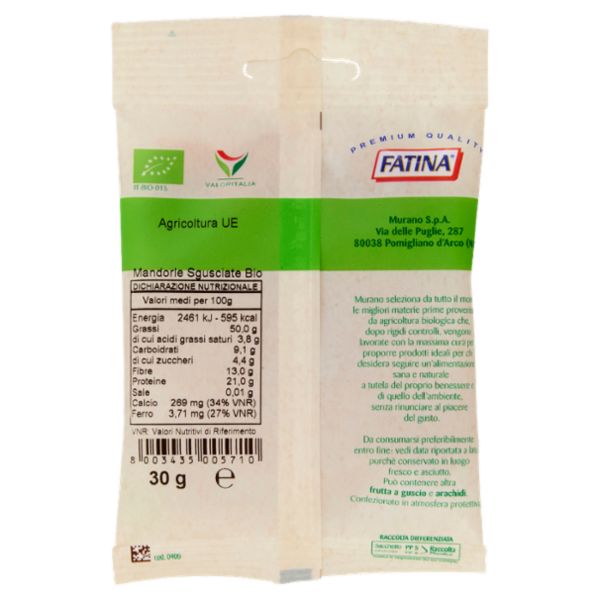 Fatina Bio Mandorle 30 g