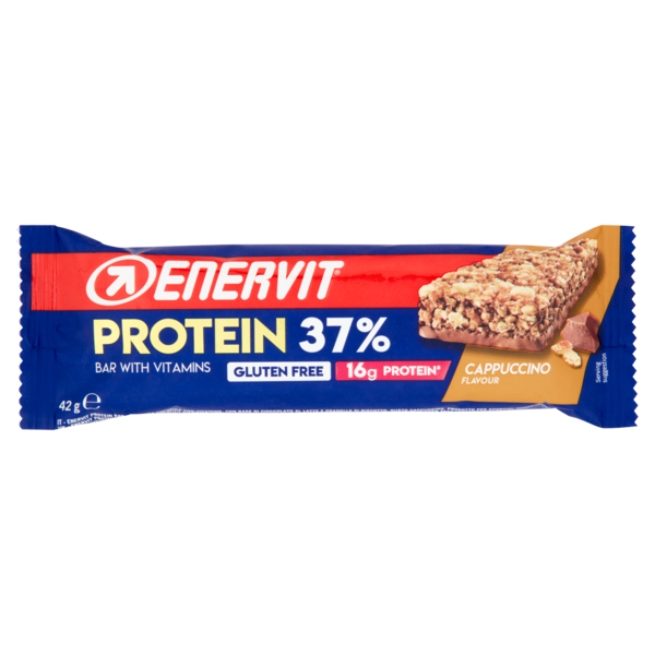 Enervit Protein 37% Bar with Vitamins Cappuccino Flavour 42 g
