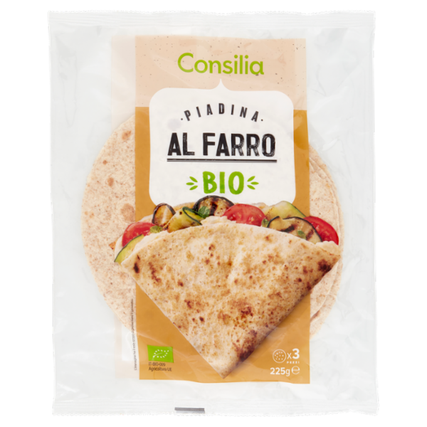 Consilia Piadina al Farro Bio 3 pezzi 225 g