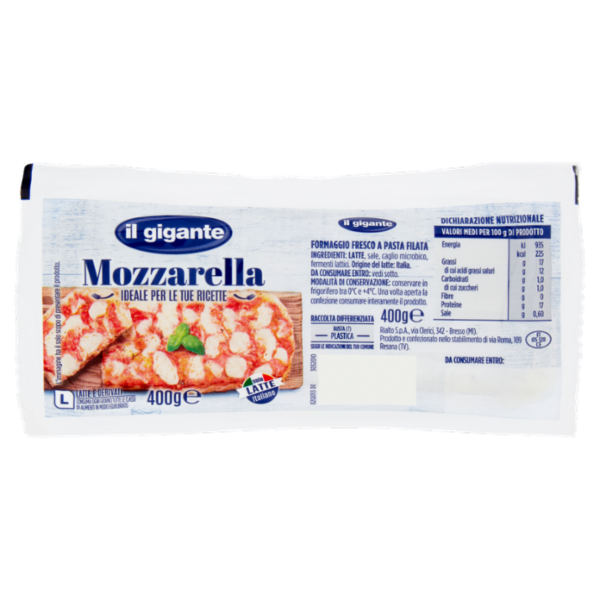 IL GIGANTE Mozzarella 400 g