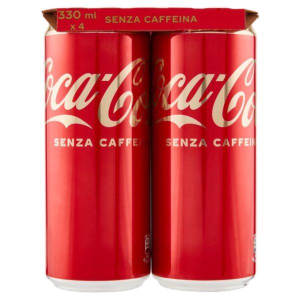 COCA-COLA Senza Caffeina Lattina 4 x 330 ml