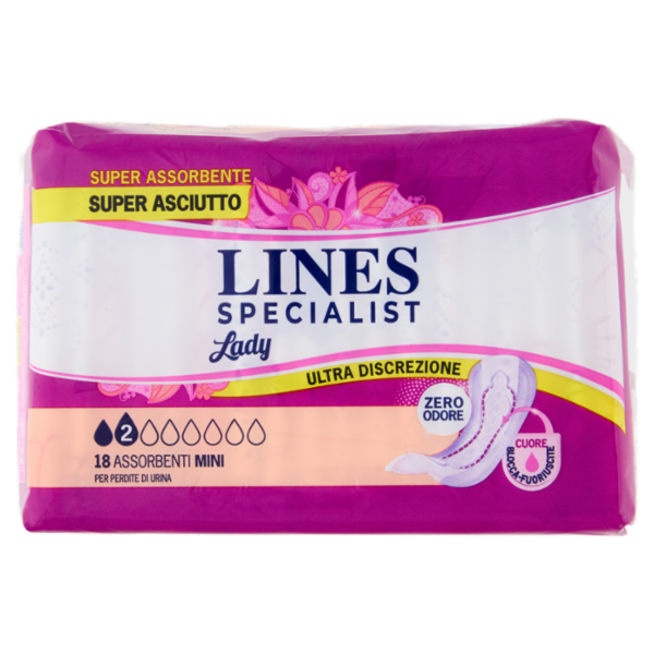 Lines Specialist Lady Assorbenti Mini 18 pz