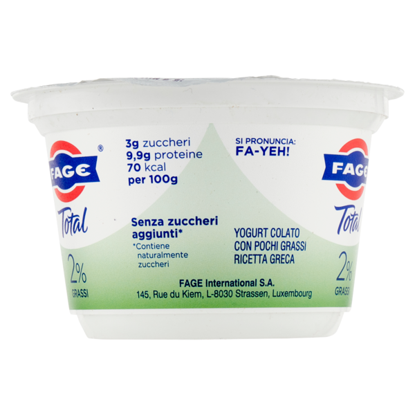 Fage Total 2% Grassi 150 g