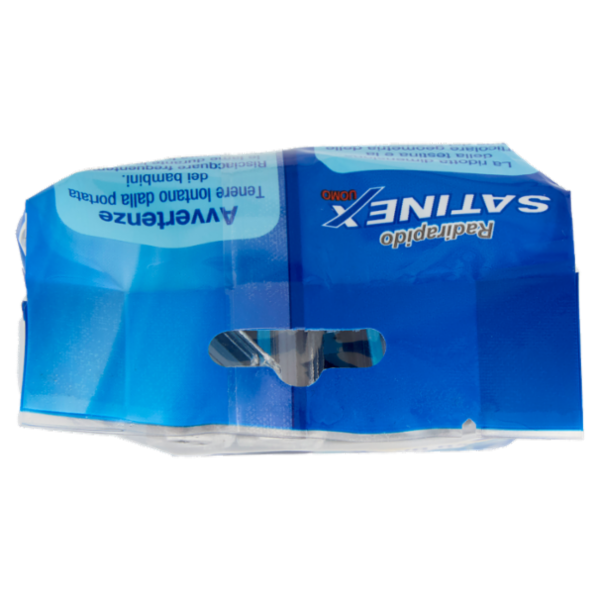 Satinex Uomo Radirapido Rasoi Bilama 10 pz