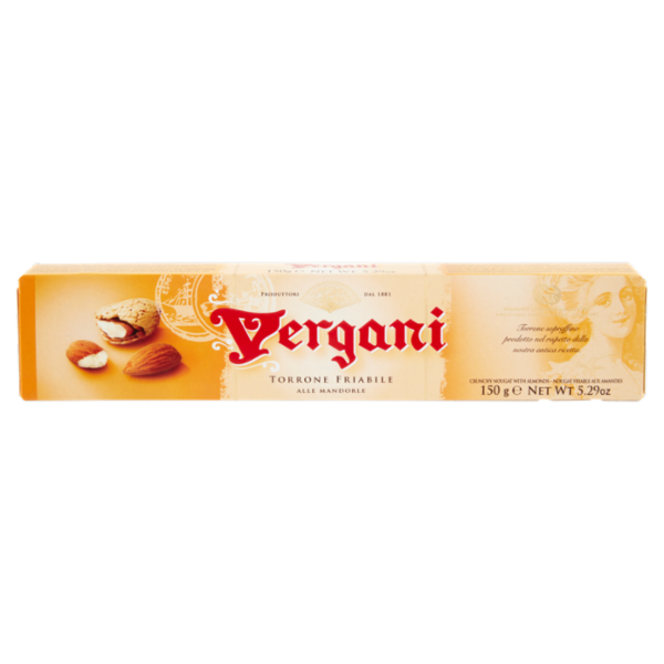 Vergani Torrone Friabile alla Mandorle 150 g