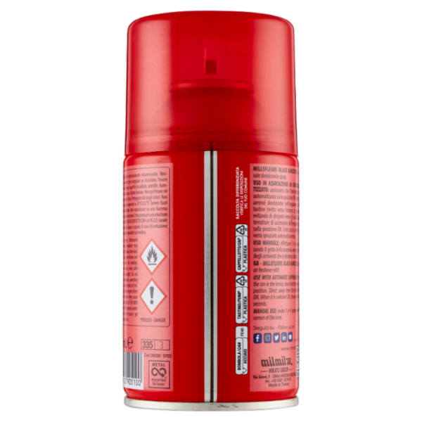 Strabilia Millefleurs Deodorante Ambiente Black Narcissus Ricarica 250 ml