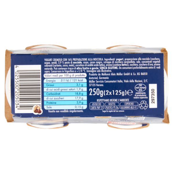 müller Yogurt Cremoso Nocciola 2 x 125 g