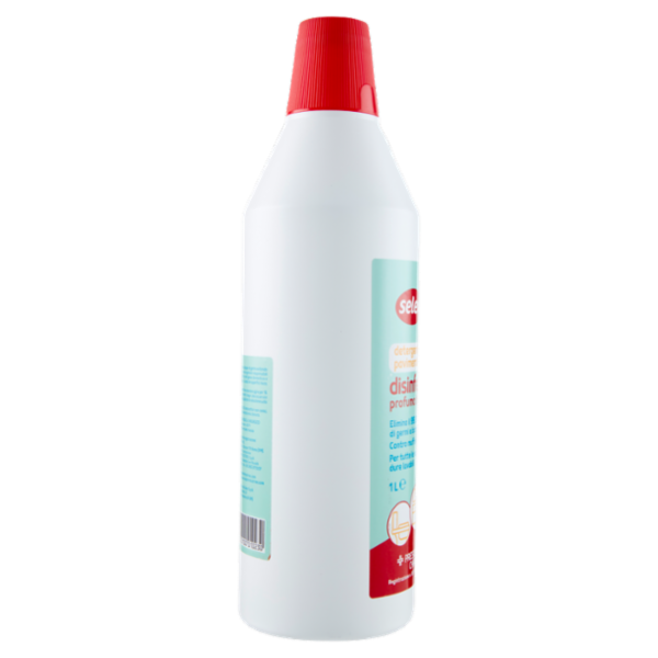 Selex Detergente per Pavimenti e Superfici Disinfettante Profumato Bergamotto 1 L