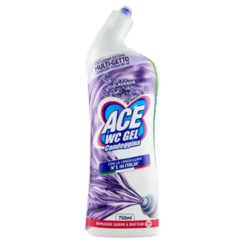 Ace Wc Gel Candeggina Lavanda Multi-Getto 750 Ml