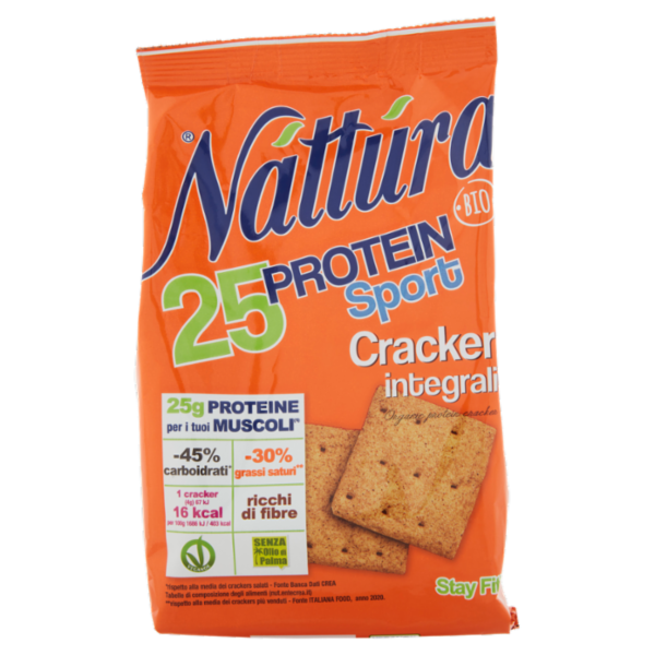 Náttúra 25 Protein Sport Cracker integrali Bio 200 g
