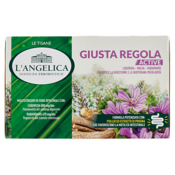 L'Angelica Le Tisane Giusta Regola Active 18 Filtri 36.0 g