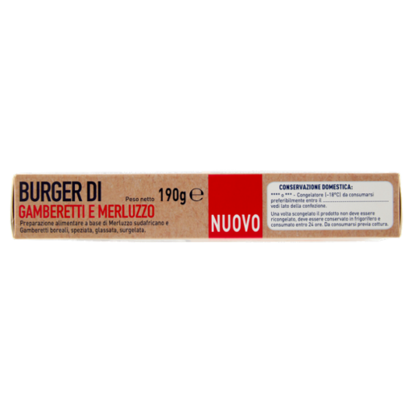 FRoSTA Burger di Gamberetti e Merluzzo 190 g