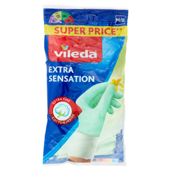 Vileda Guanti Extra Sensation M/8