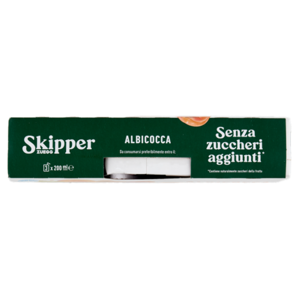 Zuegg Skipper Albicocca Senza zuccheri aggiunti* 3 x 200 ml