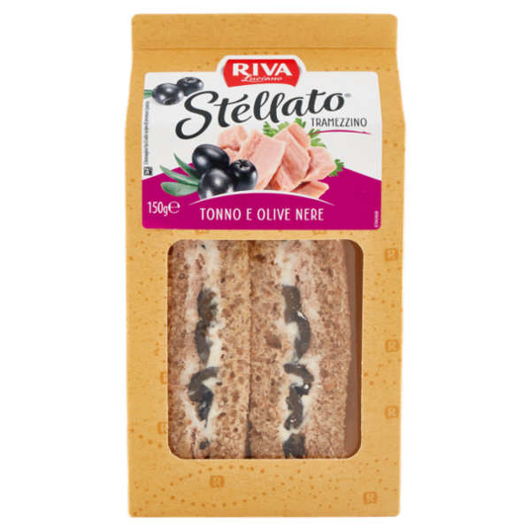 Riva Stellato Tramezzino Tonno e Olive Nere 150 g