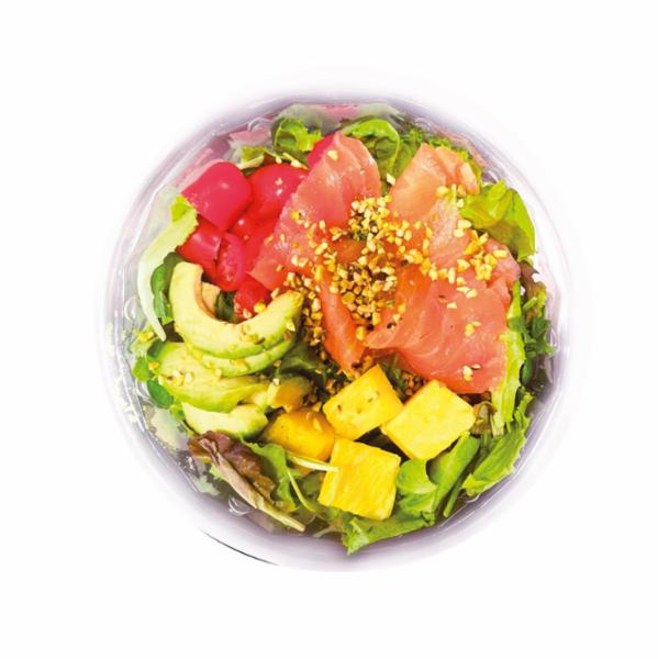 Insalata con Salmone Avocado e Ananas Pronto Fresco